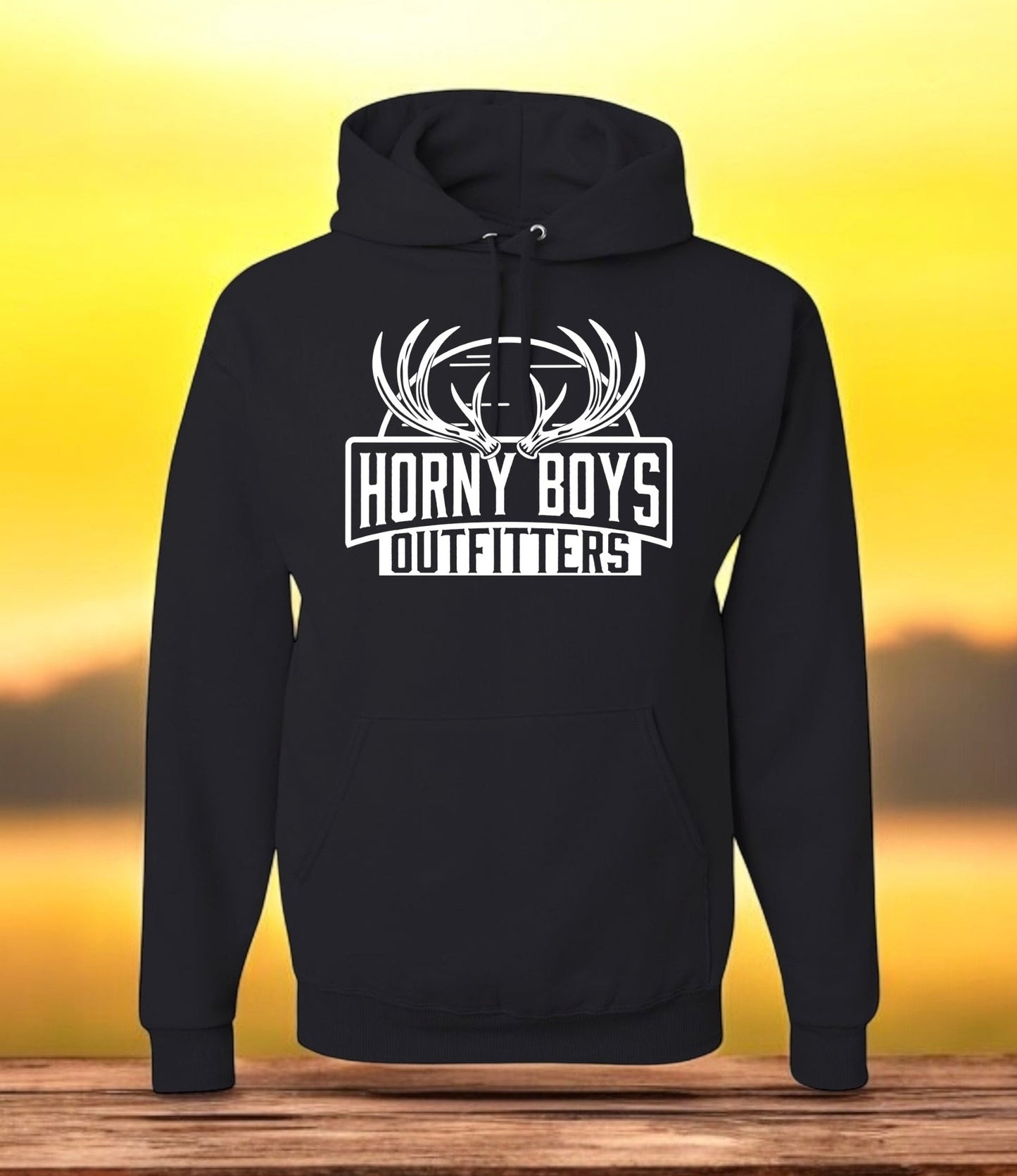 HB Outfitters Black and White Hoodie